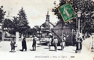 Berrouaghia - Place de l'Eglise - 1918